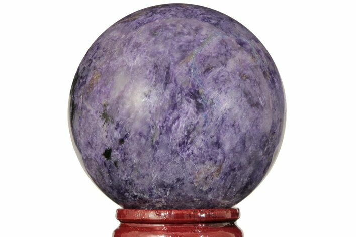 Polished Purple Charoite Sphere - Siberia, Russia #203849